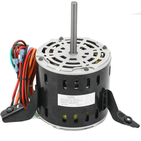 Knocokie blower motor in full view, ideal replacement for Goodman Amana units.
