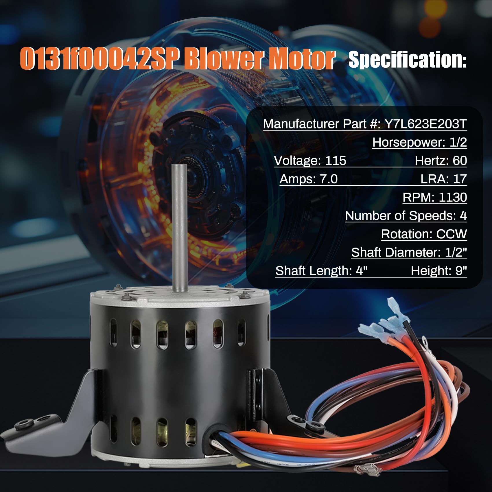 Knocokie blower motor compatibility models ACS90704CXA, broad replacement options.