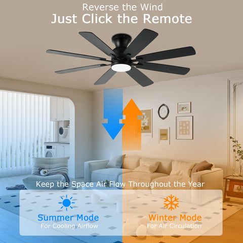 KNUN reversible motor enables year-round comfort with quiet operation.