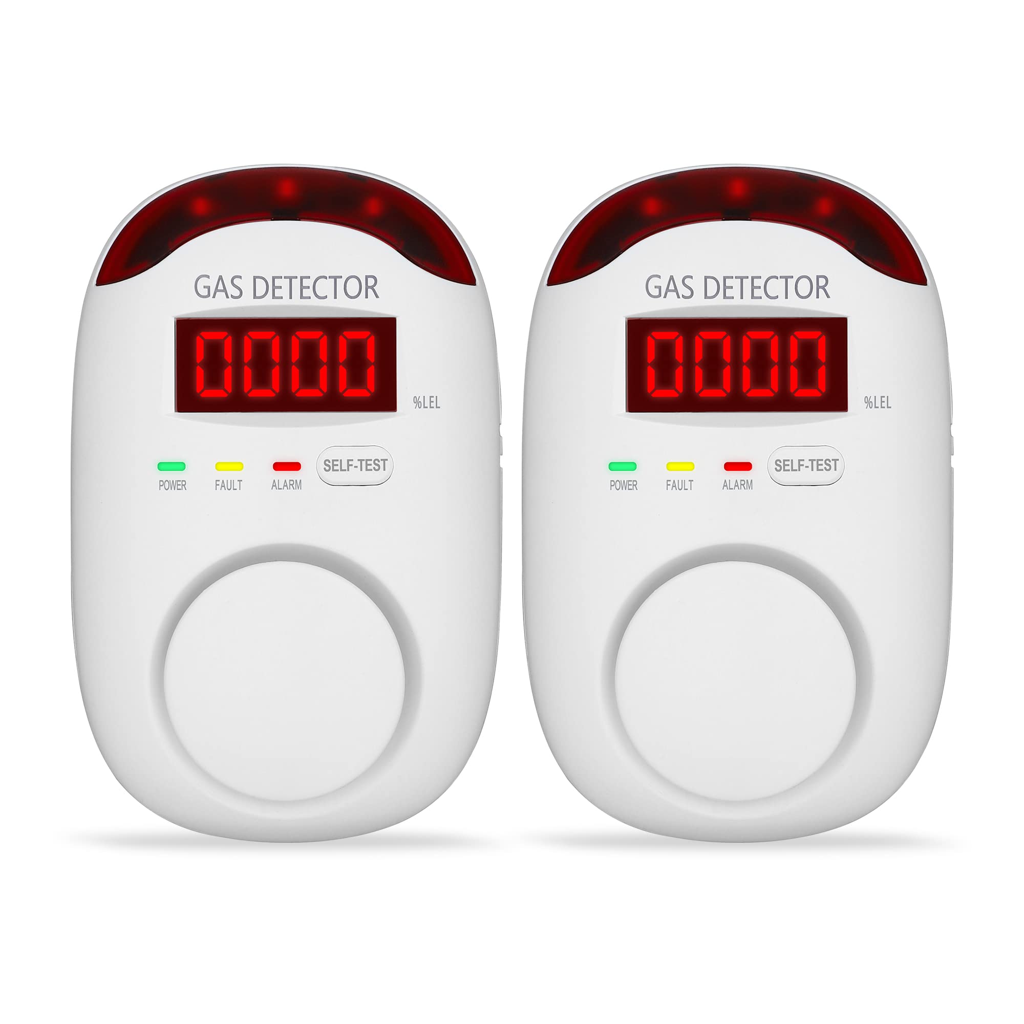 Koabbit 2-pack plug-in gas detector ready for quick setup.