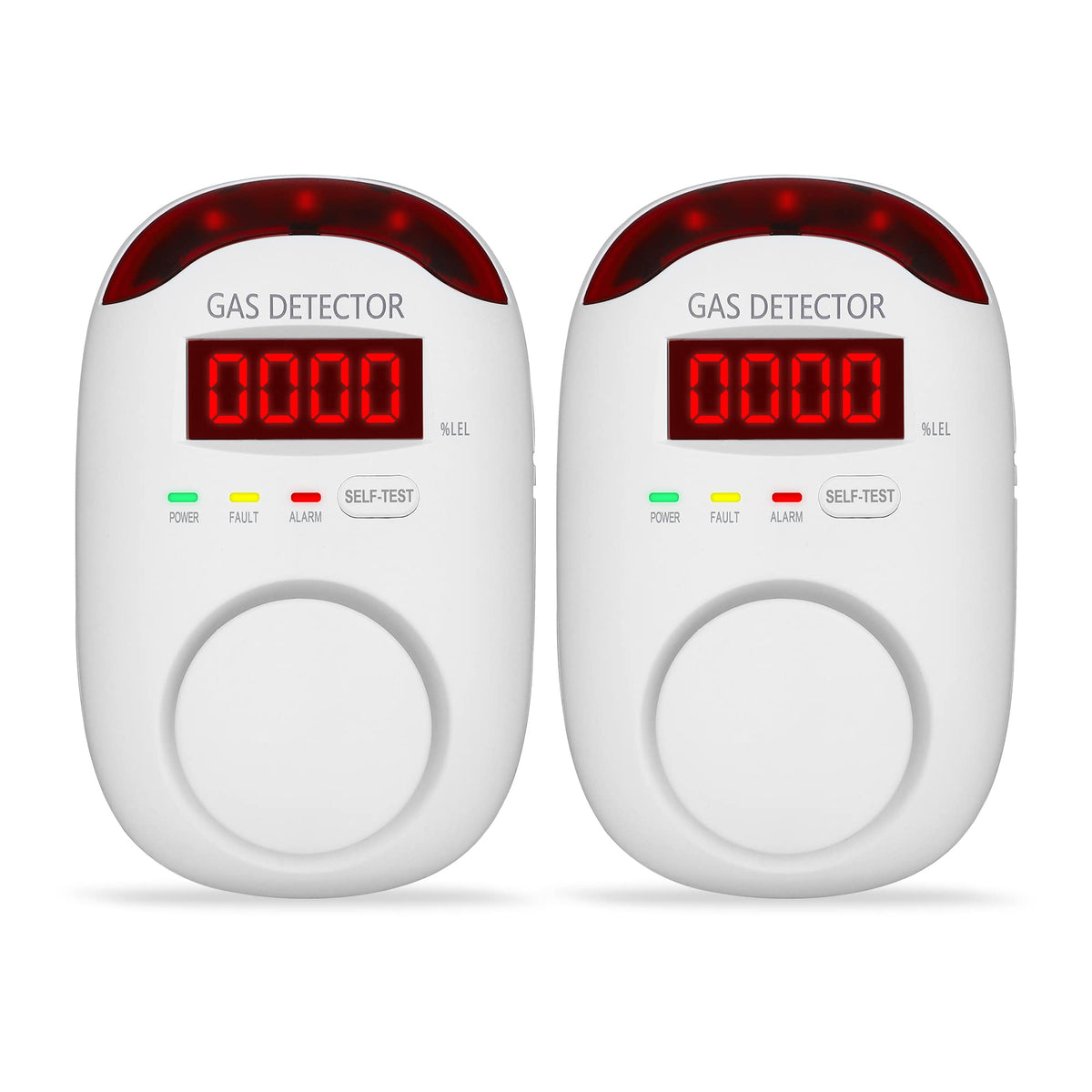Koabbit 2-pack plug-in gas detector ready for quick setup.
