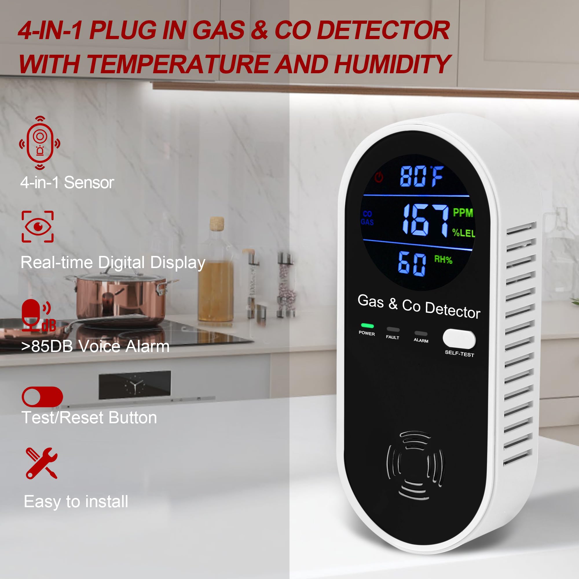 KOABBIT 85 dB alarm indicator activated