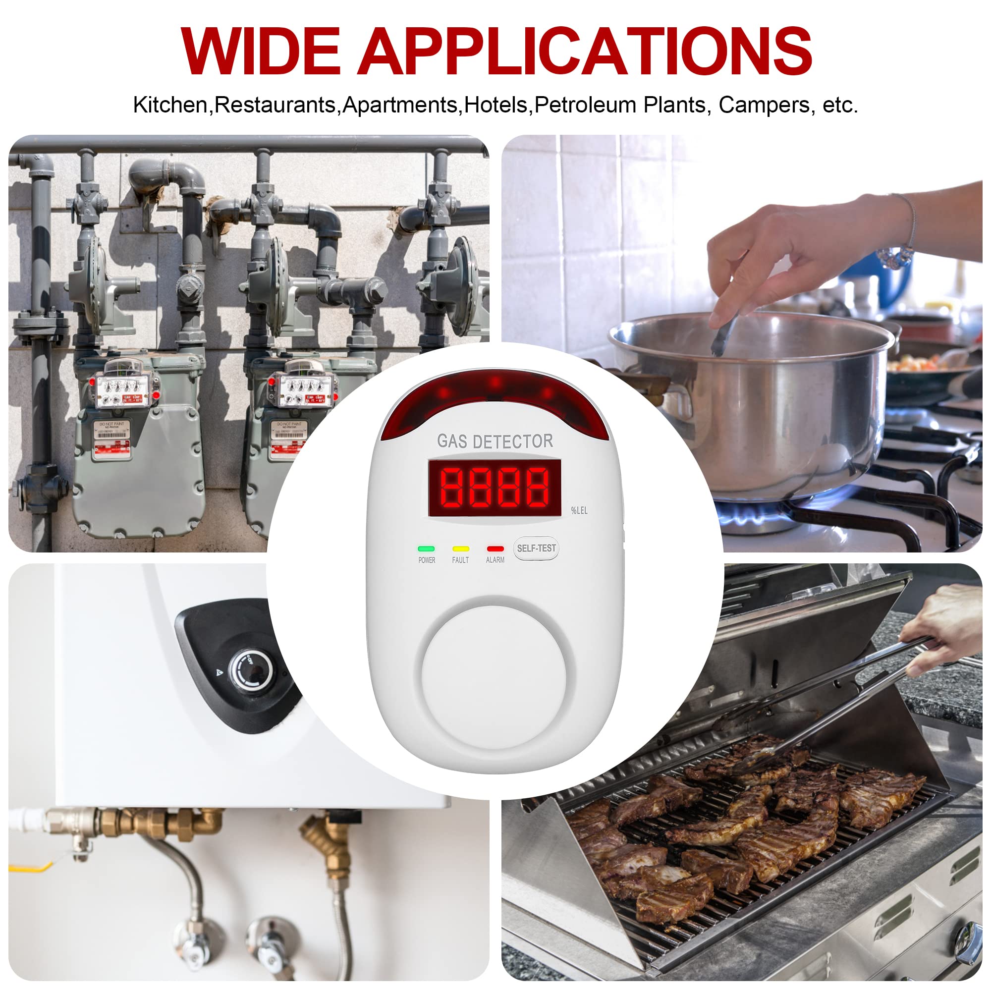 KOABBIT 85dB alarm provides clear audible warning.