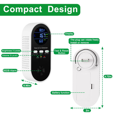 KOABBIT plug-in detector side panel enables easy installation in any room