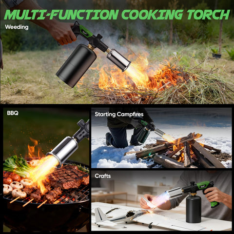Koackl compact torch design shown for easy countertop storage