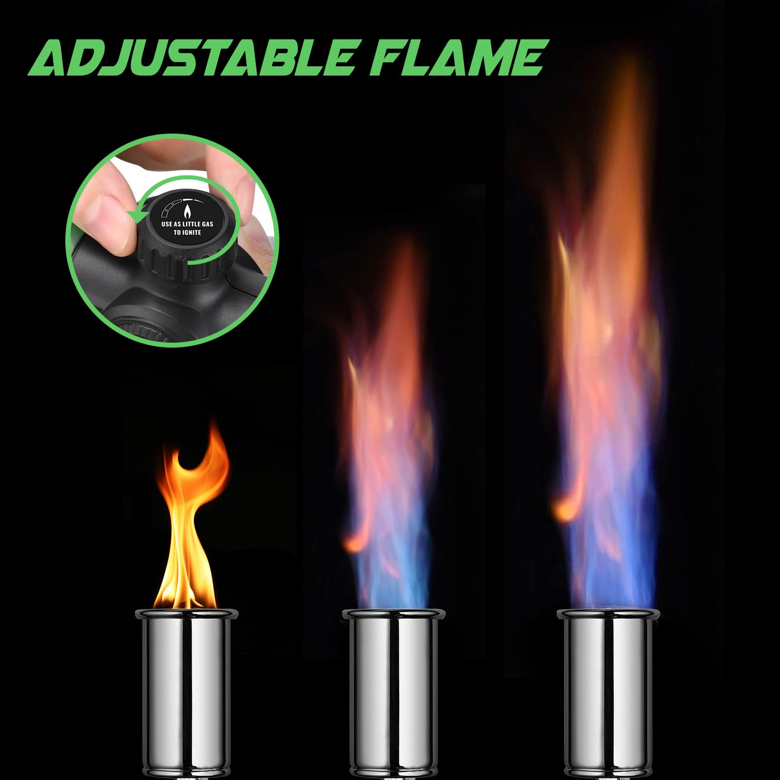 Koackl creme brulee torch used for caramelizing sugar with precision