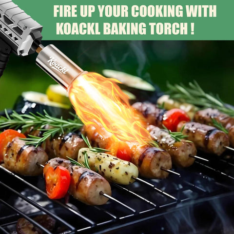 Koackl propane torch gun 2-pack ready for storage after use.