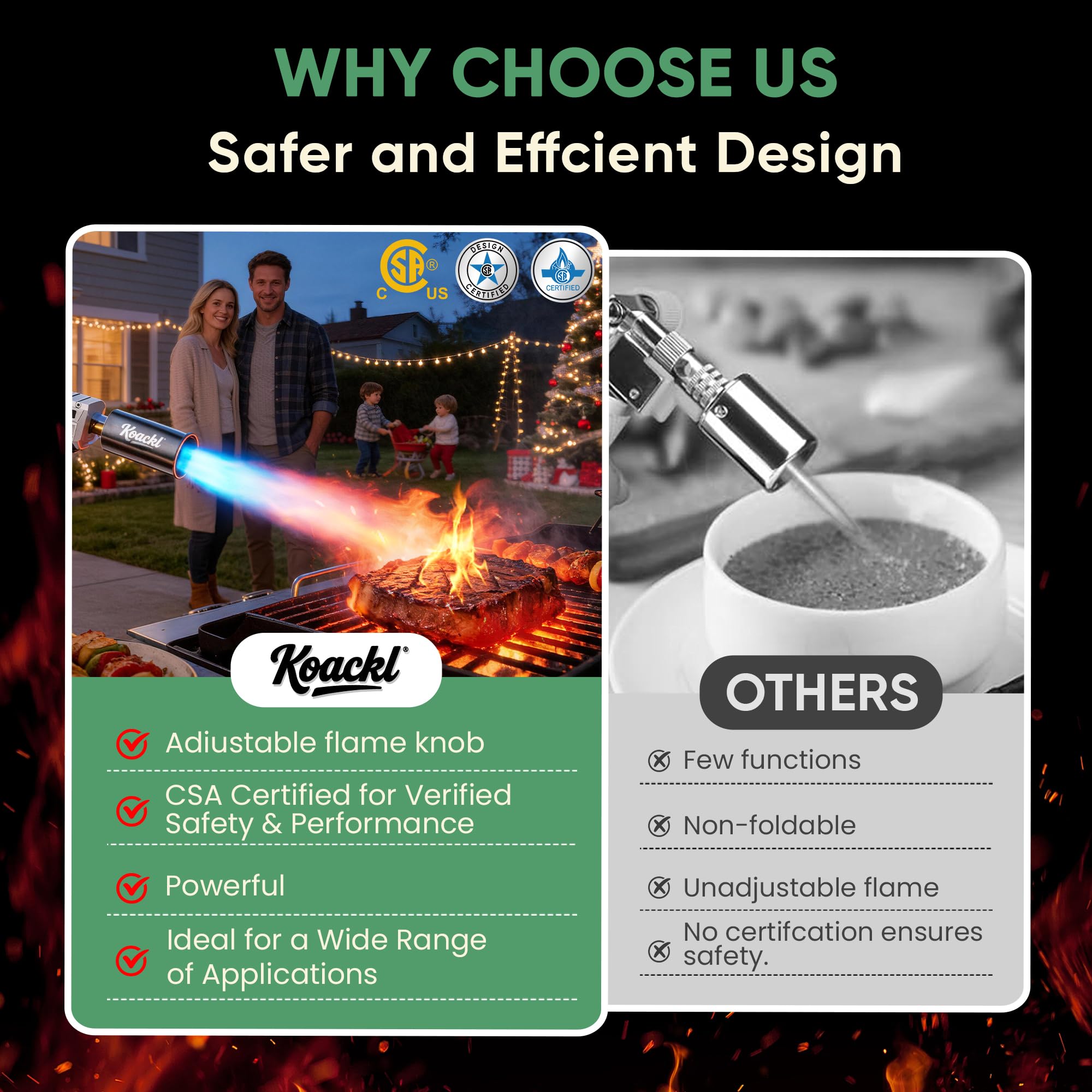 Koackl torch enables precision welding and brazing tasks.