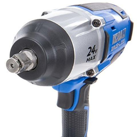 Kobalt 24V Max brushless motor design for efficiency.