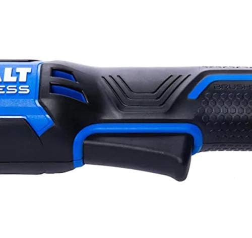 Kobalt 24V Max variable-speed trigger improves control during fastening.