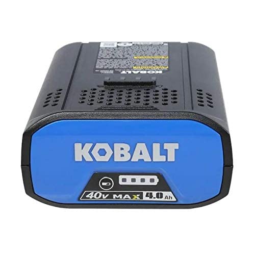 Kobalts 40V 4.0Ah Li-Ion battery powering cordless Kobalt tools with fade-free power