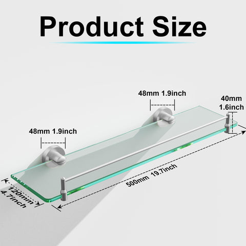 KOCOK tempered glass edge highlights safety and modern design in bathroom.