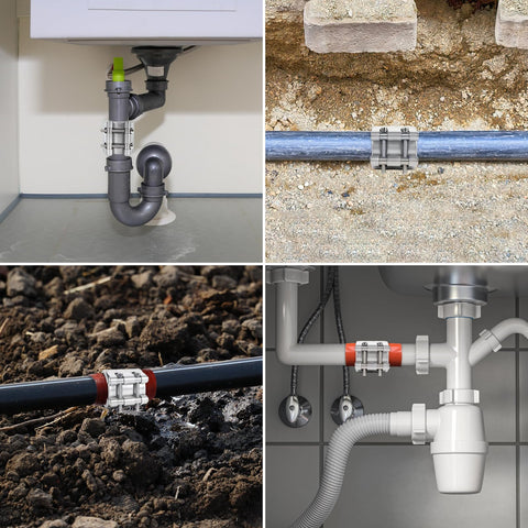 Kodilin NBR liner detail suggests reliable compression on diverse pipe surfaces.
