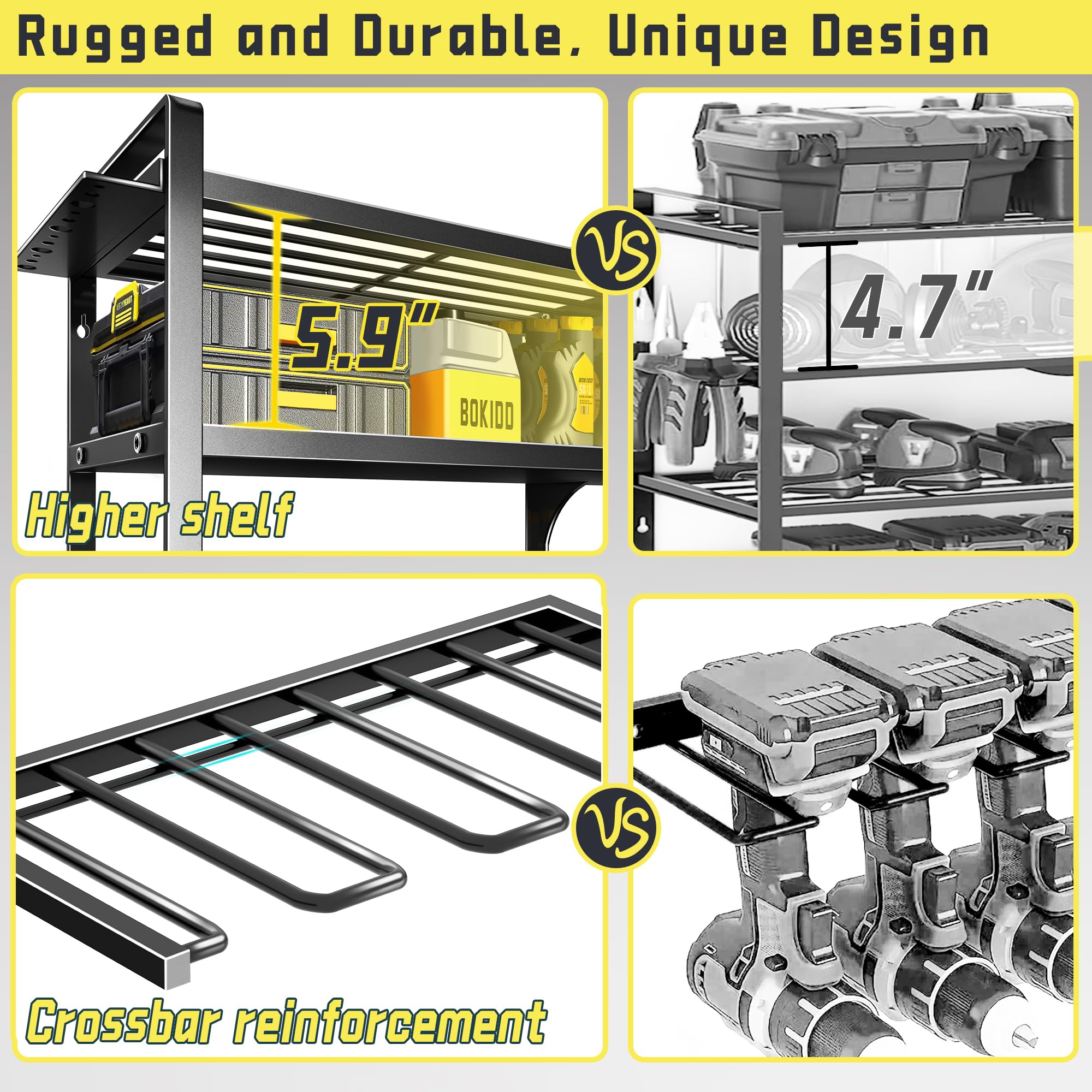 Kodreat discreet welds and polished finish enhance safety and a clean workspace.