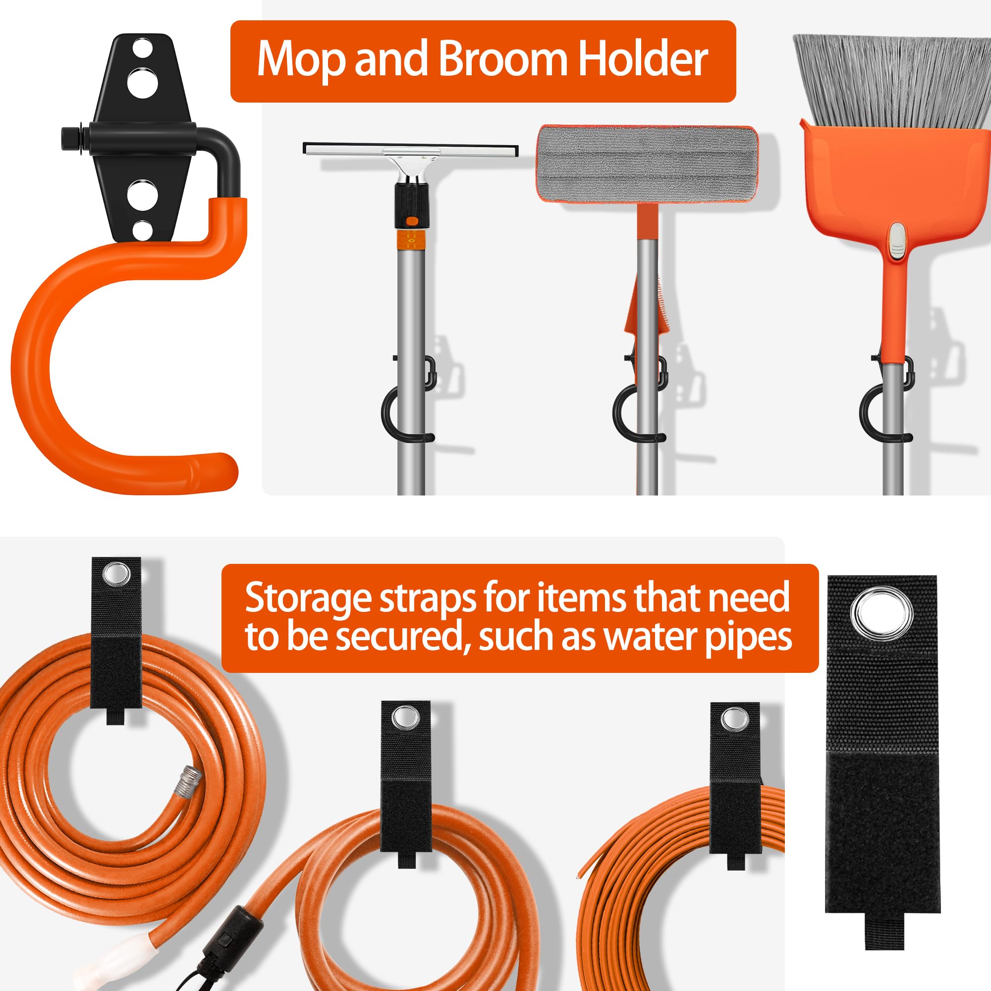 Kodreat double-hook design maximizes vertical storage space