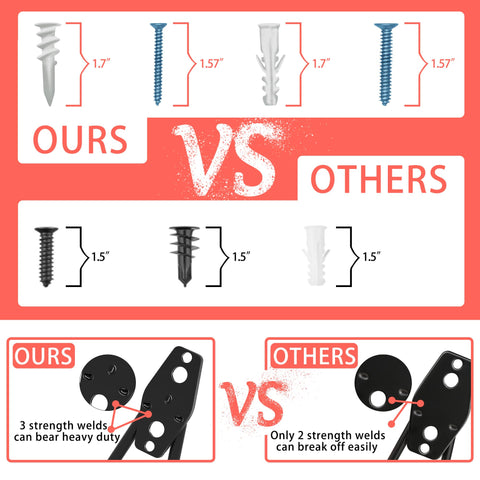 Kodreat small J-hooks: seven hooks for garden tools.