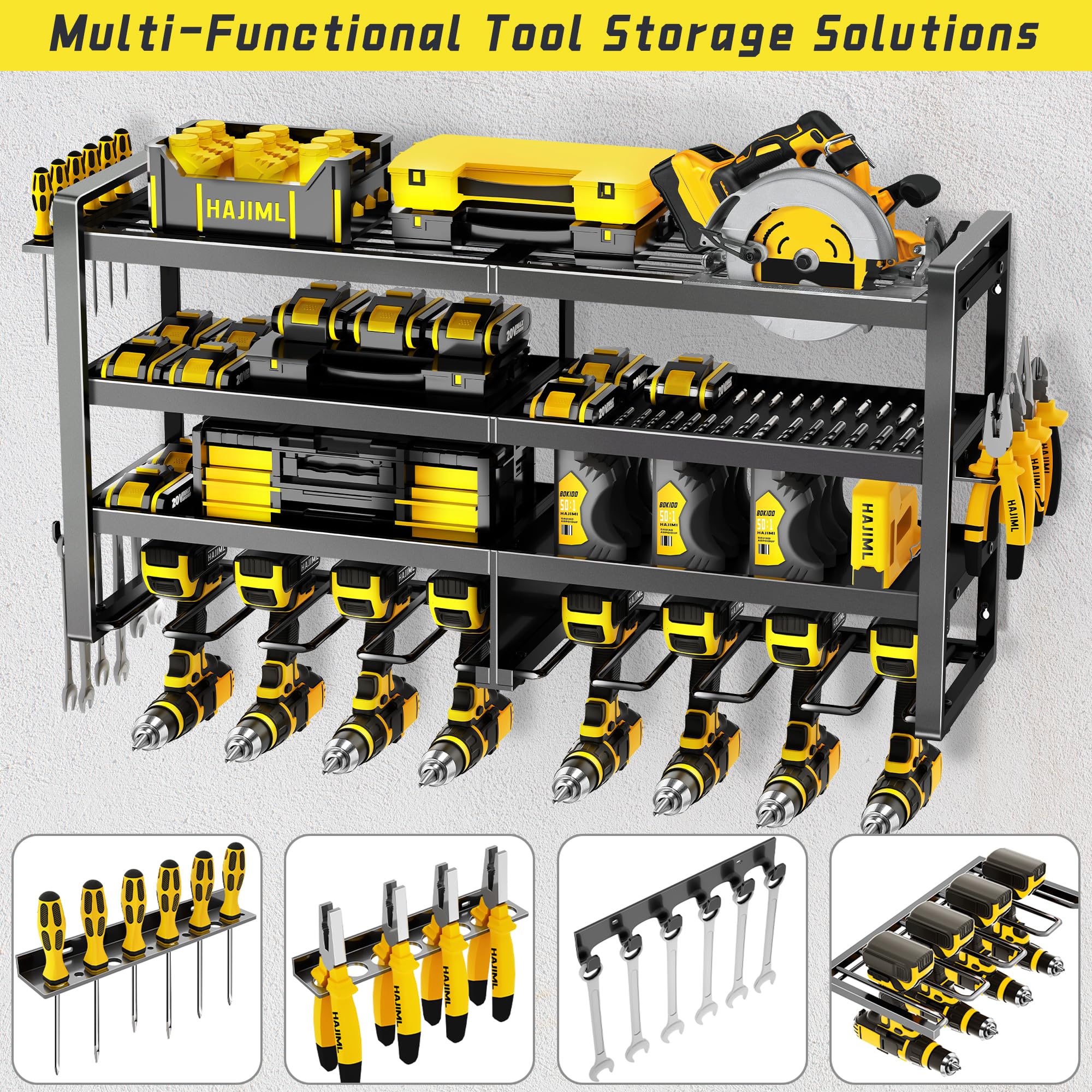 Kodreat installation kit included enables quick, tool-free wall mounting.