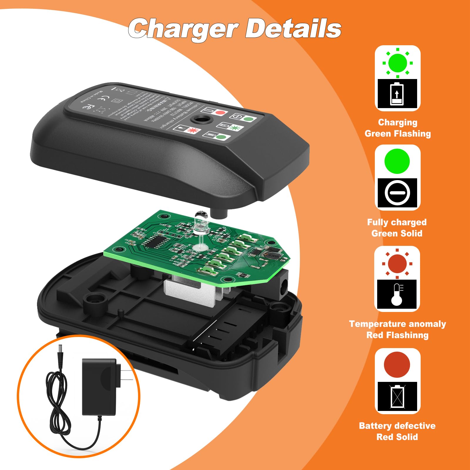 Koedsion fast charge 4.5 hours shown for efficient power.