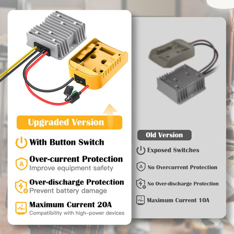 KOEZEOI aluminum shell and epoxy potting for durability and heat dissipation