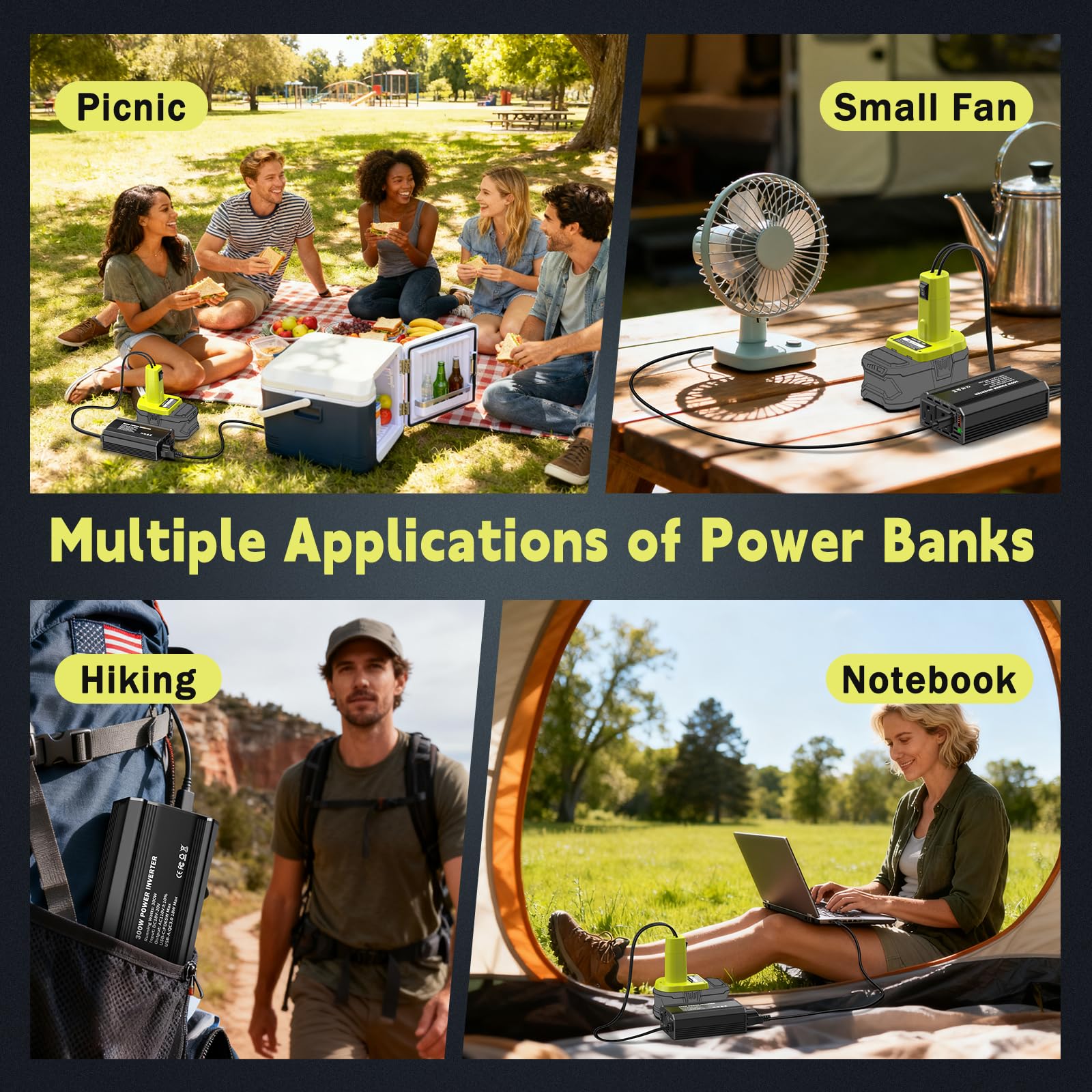 KOEZEOI portable power suitable for camping and emergencies.