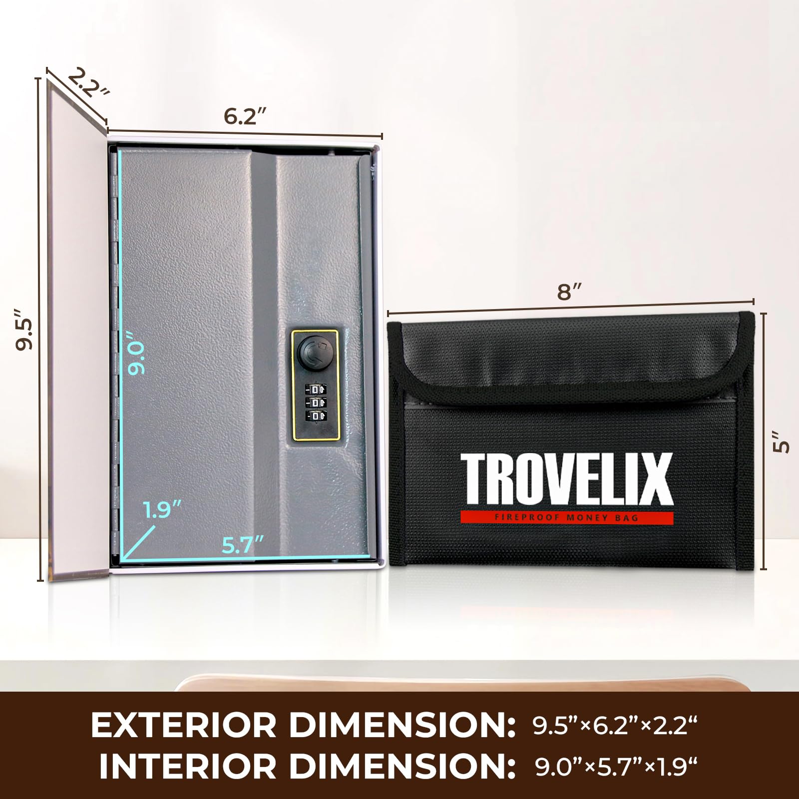 KOFAIR diversion safe opened reveals concealed compartment