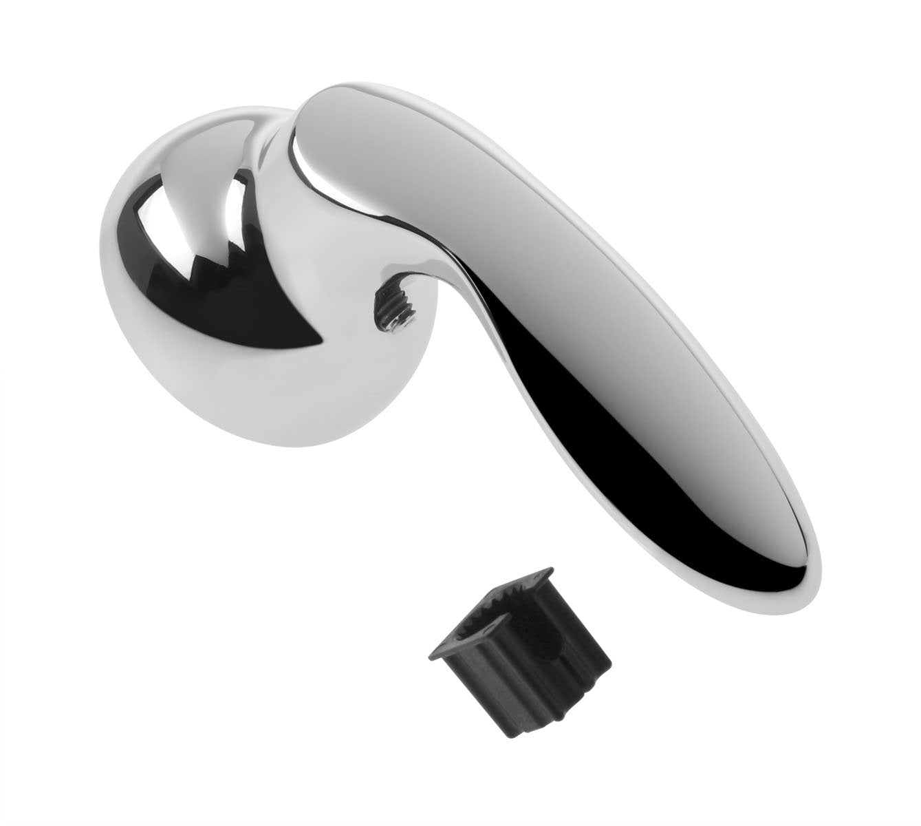Kohler 1046987-CP shower handle close-up highlights durable chrome finish for long-lasting style