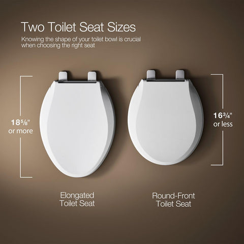 KOHLER Brevia with Grip-Tight bumpers ensures seat stays firmly in place