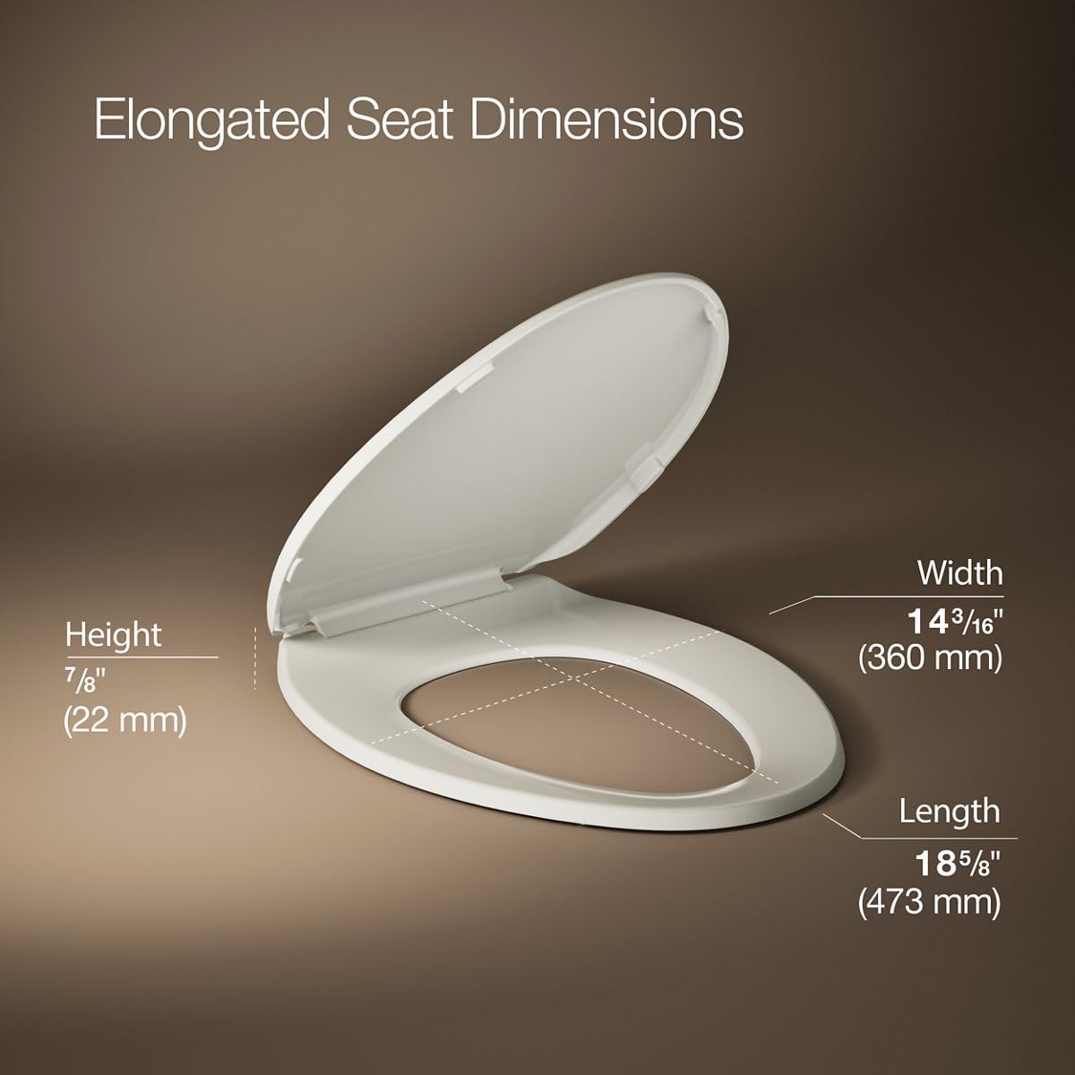 KOHLER Brevia quick-attach hardware close-up emphasizes fast, secure installation