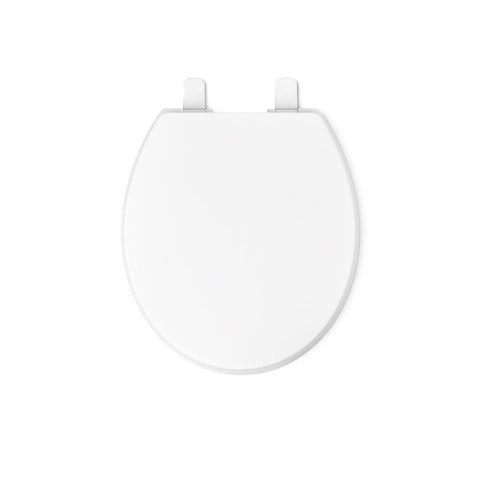 Kohler Brevia round-front lid complements modern bathroom design