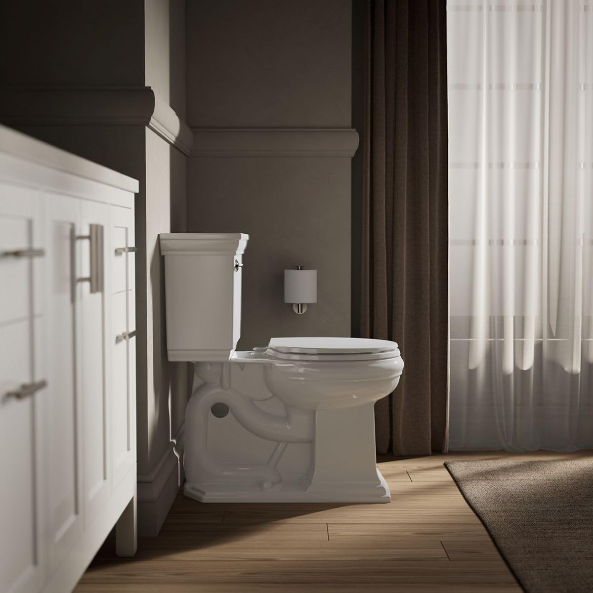 Kohler Brevia fits most round toilets for easy upgrade