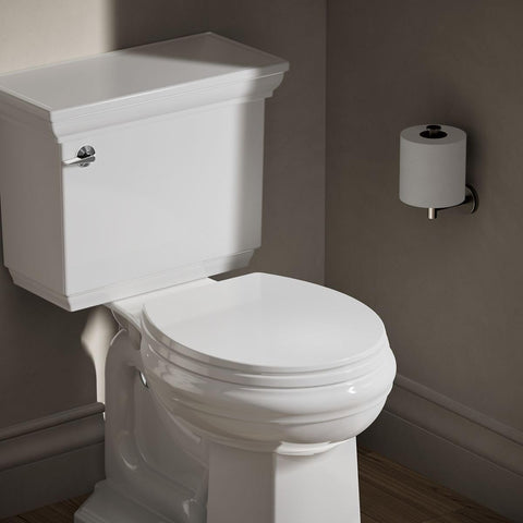 Kohler Brevia grip-tight bumpers keep the seat secure