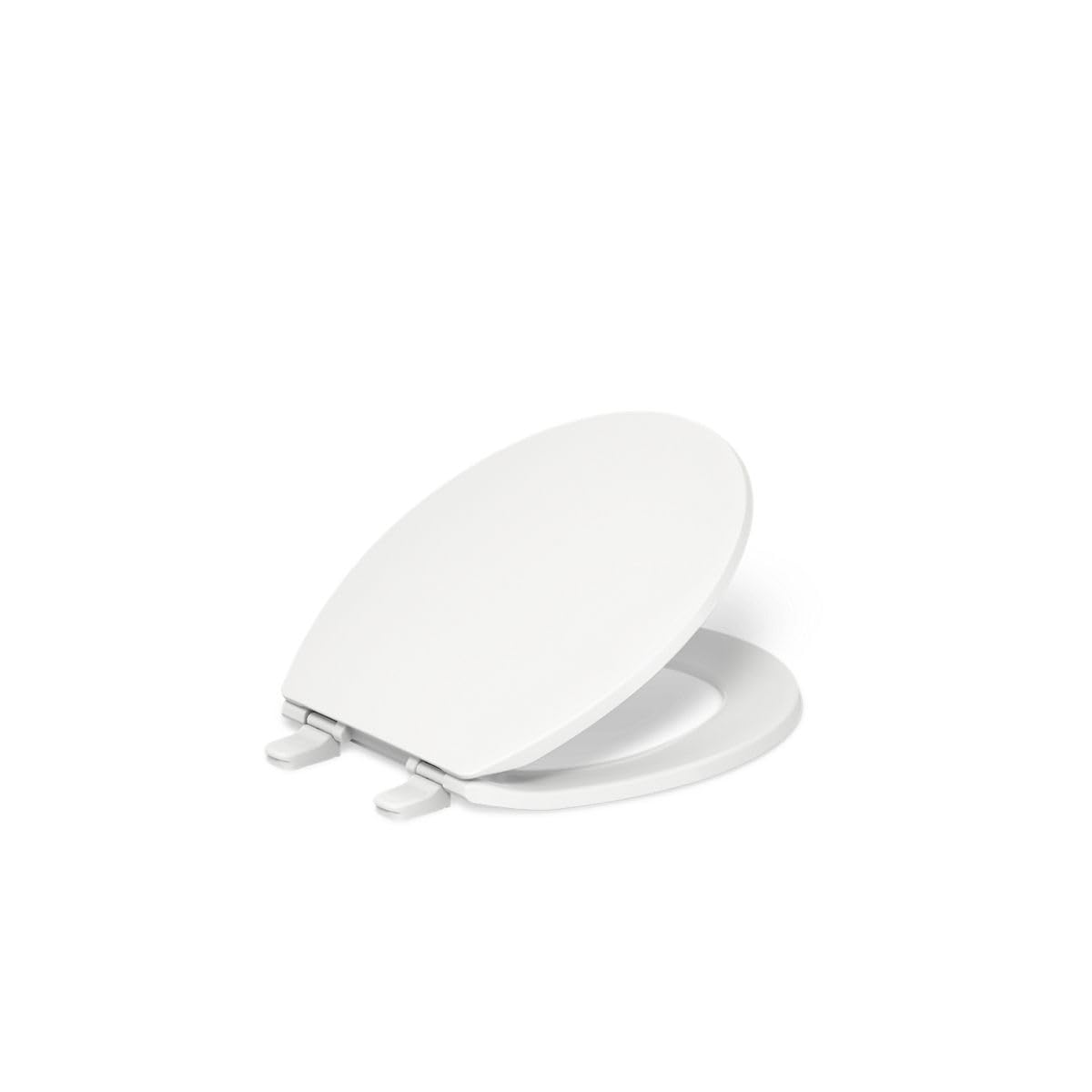 Kohler Brevia quiet-close round-front seat reduces bathroom noise