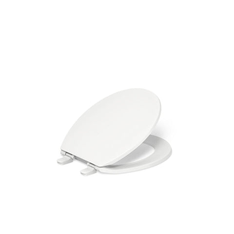 Kohler Brevia quiet-close round-front seat reduces bathroom noise