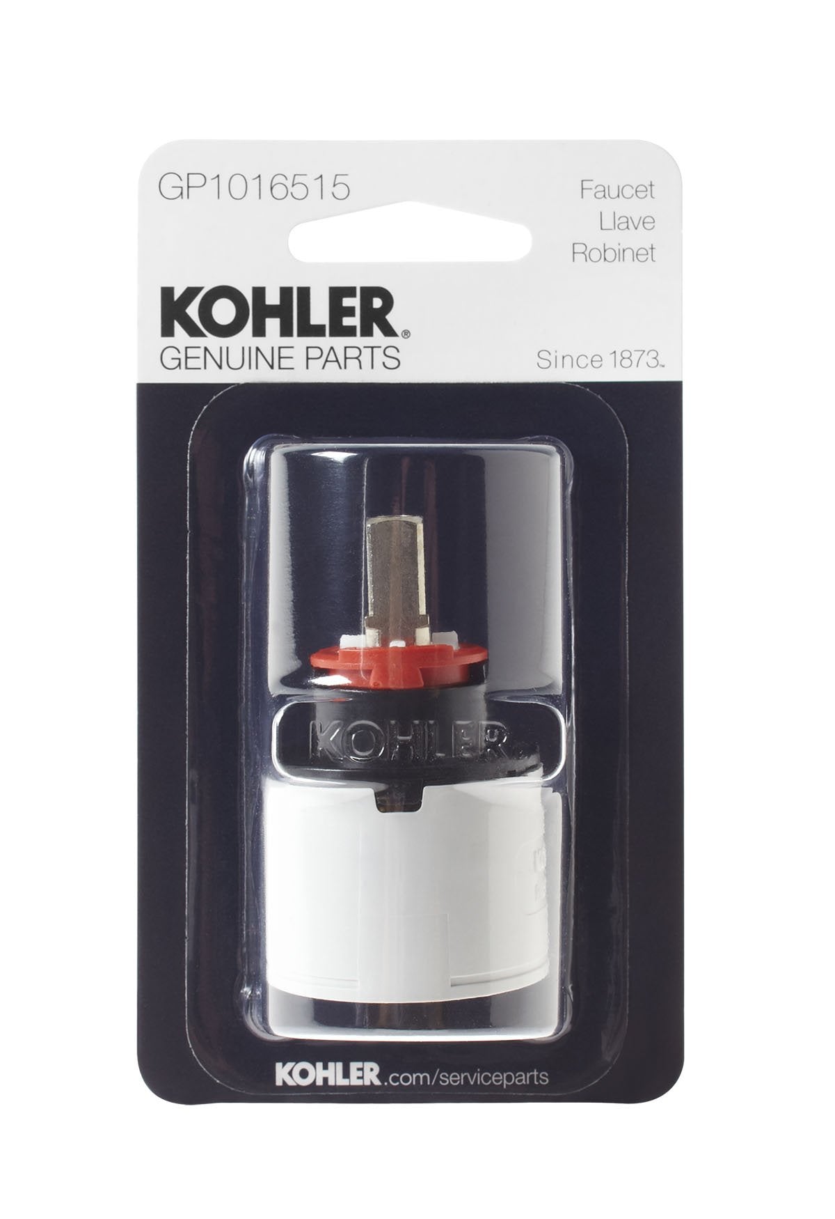 Kohler genuine part valve kit compatible with multiple single-control faucets.