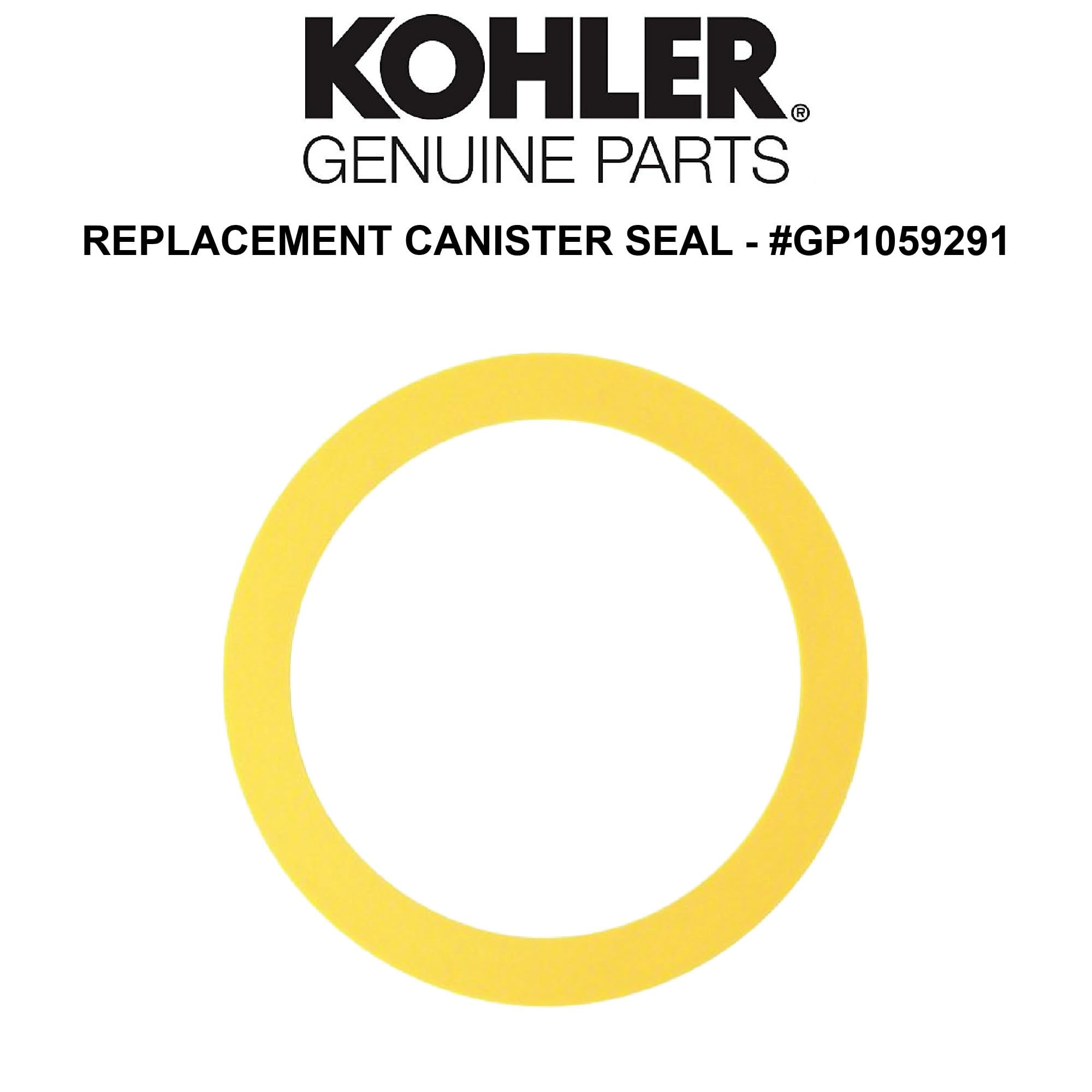Kohler GP1059291 installation guide image suggests simple canister toilet replacement.