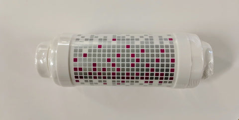 Close-up of filter mesh protecting bidet components from particulates