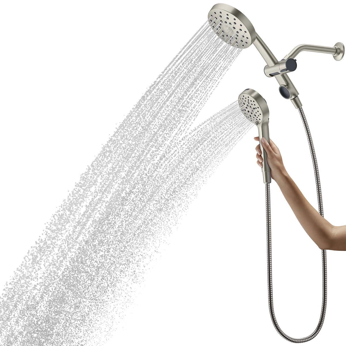 Kohler Prone magnetic docking keeps the handshower secure when not in use
