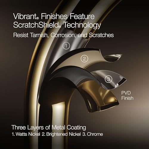 Kohler Purist 22170-CP corrosion-resistant design stands up to daily use.