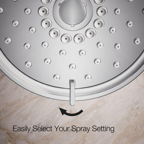Kohler Purist 22170-CP with Katalyst technology enhances spray fullness.