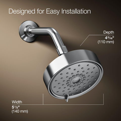 Kohler Purist 22170-CP pulsating massage spray creates spa-like pulses.