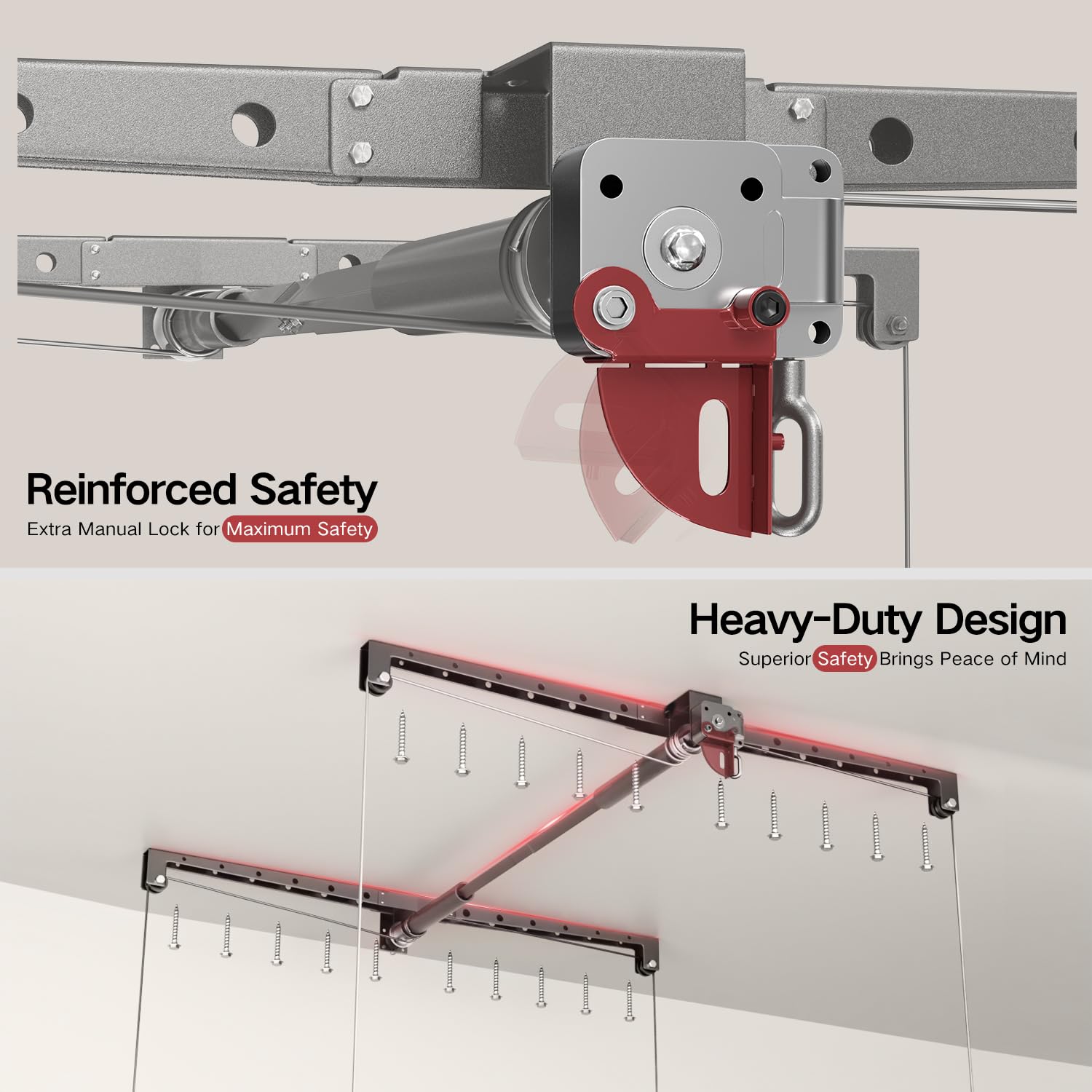 KOKORACKER heavy-duty black powder coat finish resists wear and corrosion