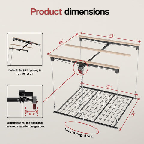 KOKORACKER lowered platform provides reachable access to stored items
