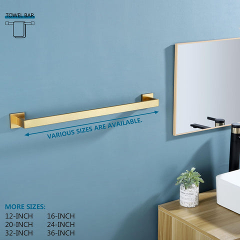 KOKOSIRI B4003BG-L24 brushed gold detail highlights elegant square design