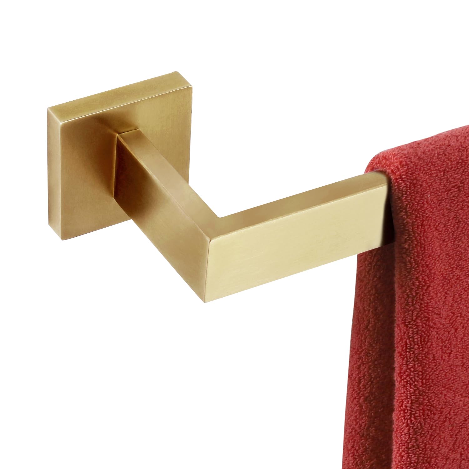 KOKOSIRI B4003BG-L24 front view towel bar with brushed gold finish for bathrooms