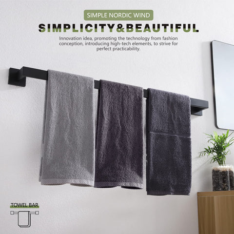 Kitchen use: KOKOSIRI towel bar keeping towels organized