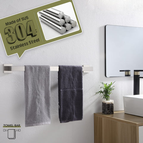KOKOSIRI B4003BR-L24 kitchen setting demonstrates versatile towel storage
