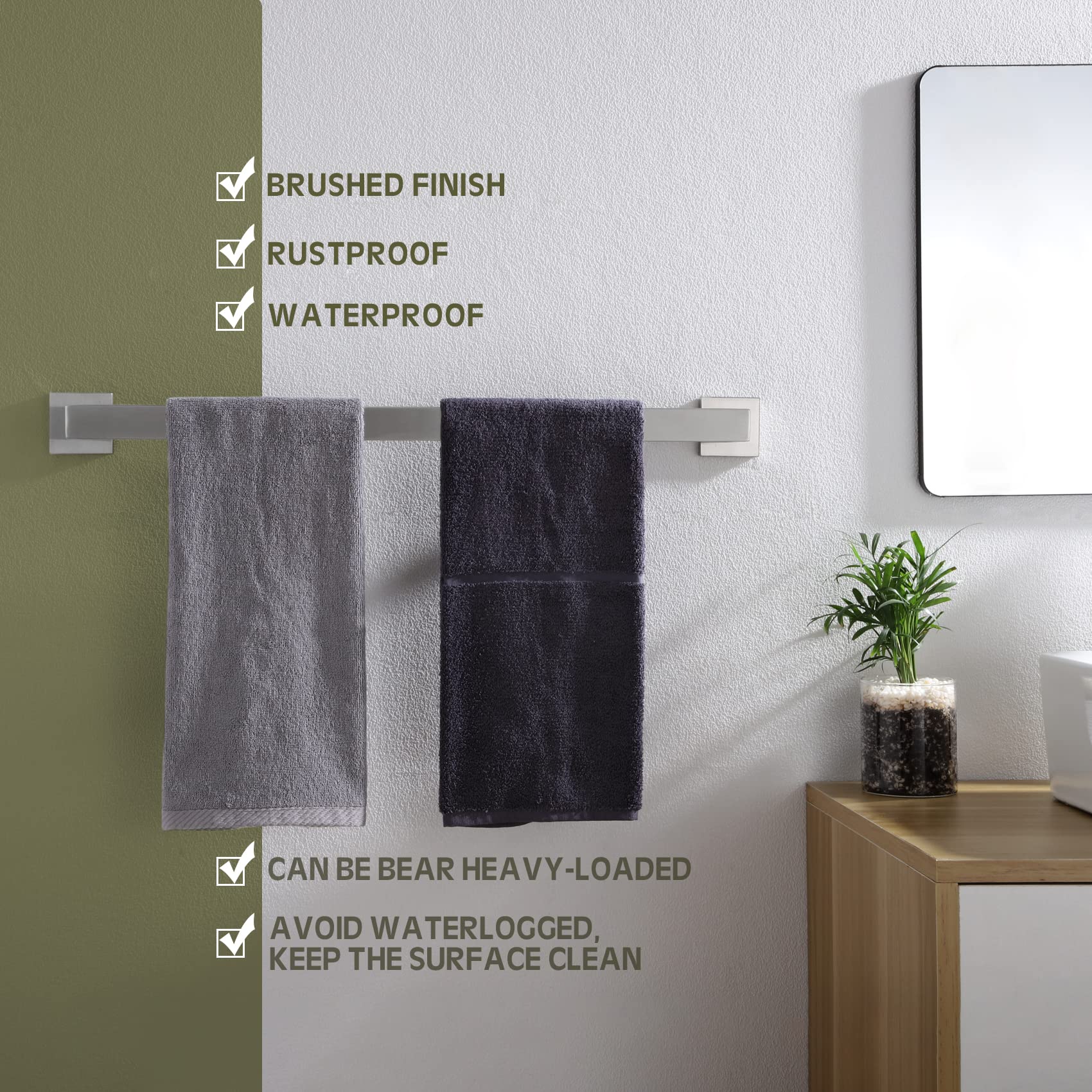 KOKOSIRI B4003BR-L24 hardware pack supports quick, tool-assisted setup