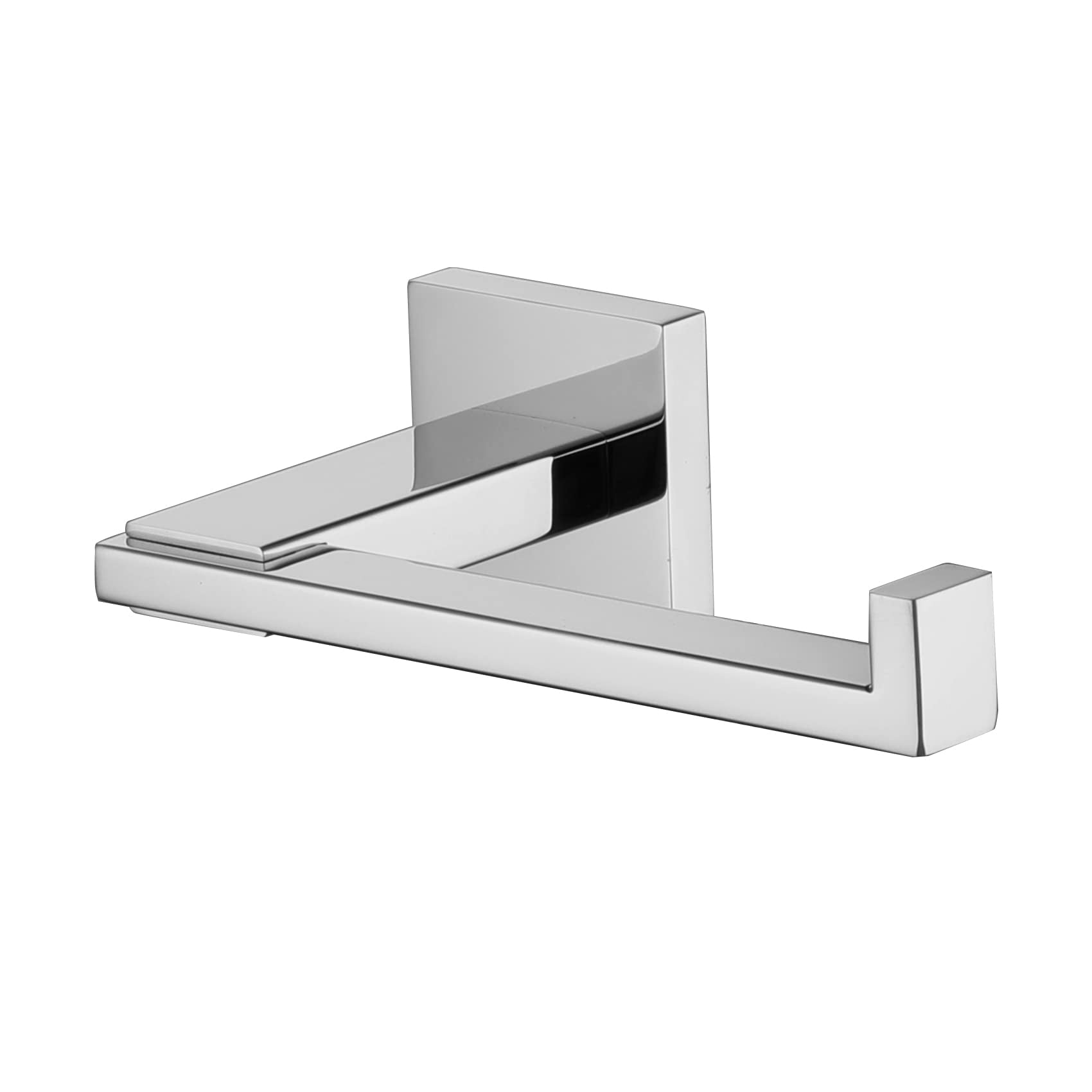 KOKOSIRI chrome toilet paper holder front view for clutter-free bathroom
