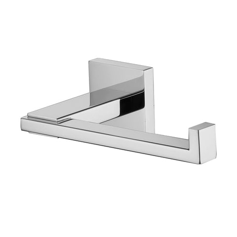 KOKOSIRI chrome toilet paper holder front view for clutter-free bathroom