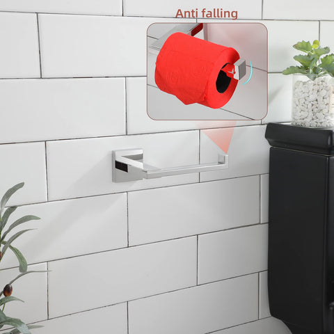 KOKOSIRI chrome toilet paper holder suitable for kitchen and washroom areas
